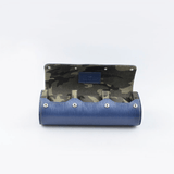 Estuche de reloj de piel de saffiano Epi azul
